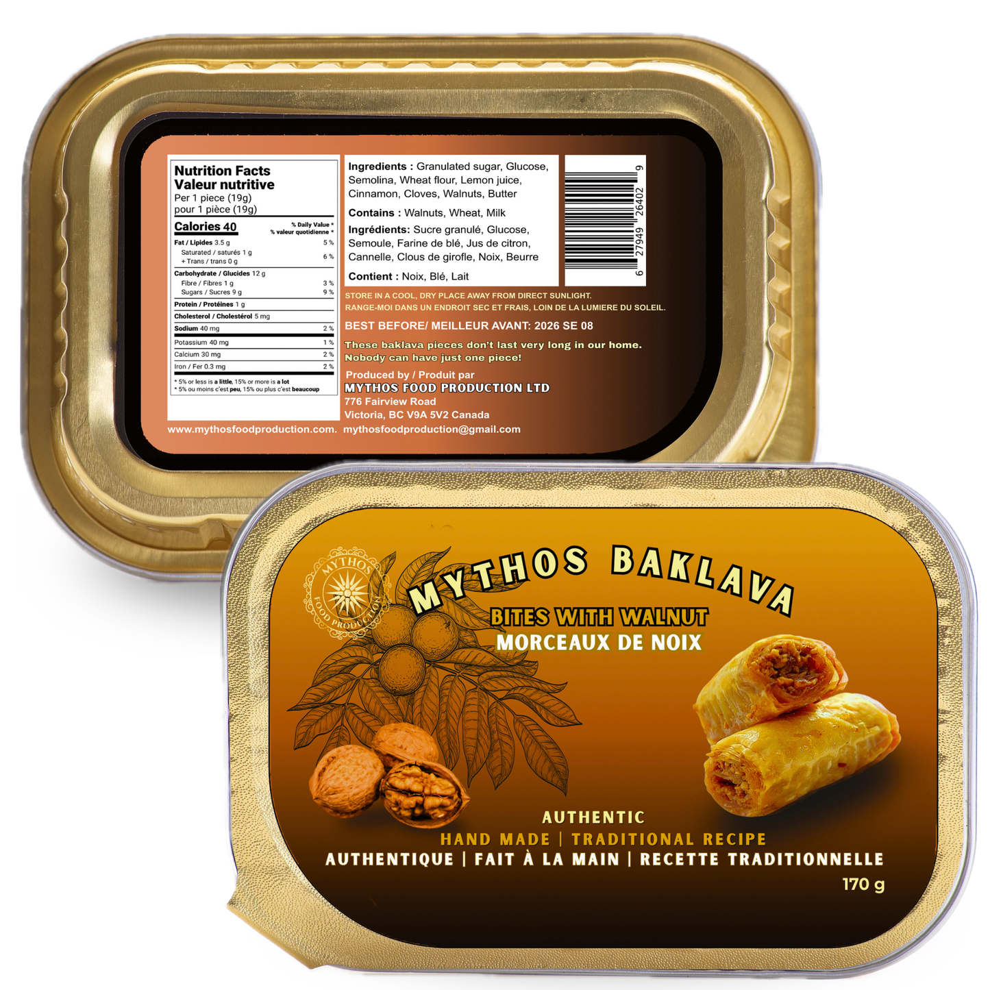 The Brainfood Baklava Collection - 6 pack