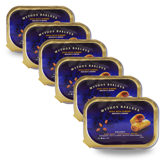 Mythos Organic Baklava six pack. Buy online