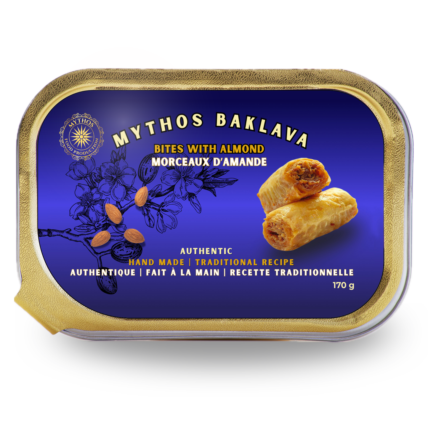 Authentic Almond Baklava - 3 pack
