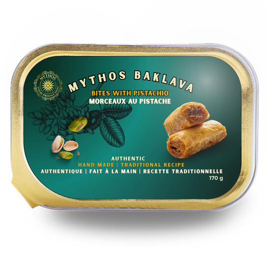 Mythos Food Production Pistachio Baklava no preservatives