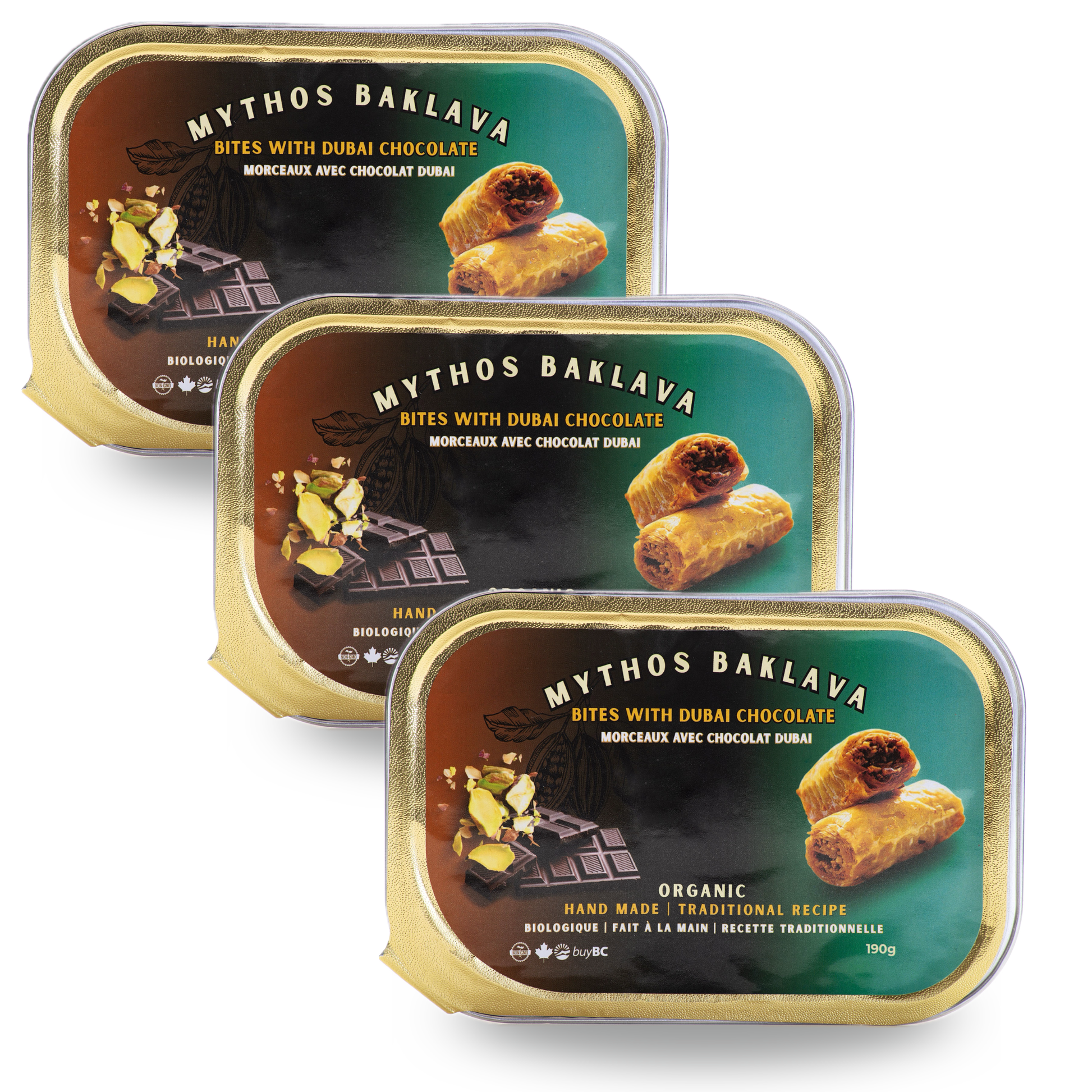 Packaged Dubai Chocolate Organic Baklava online sale