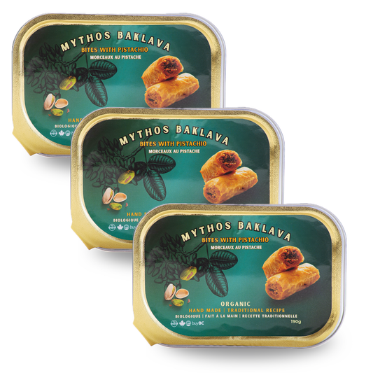 Packaged Organic NON-GMO Pistachio Baklava