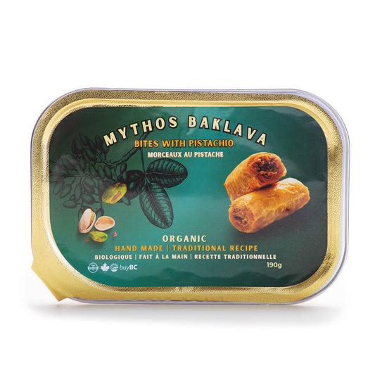 Packaged Organic Pistachio Baklava