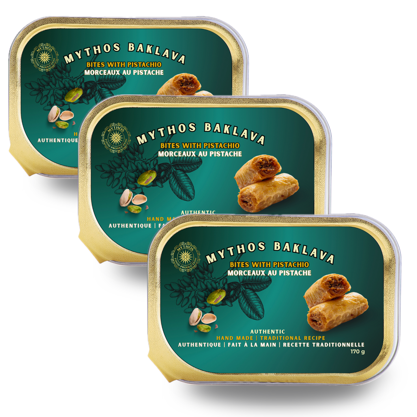 Mythos Food Production Pistachio baklava