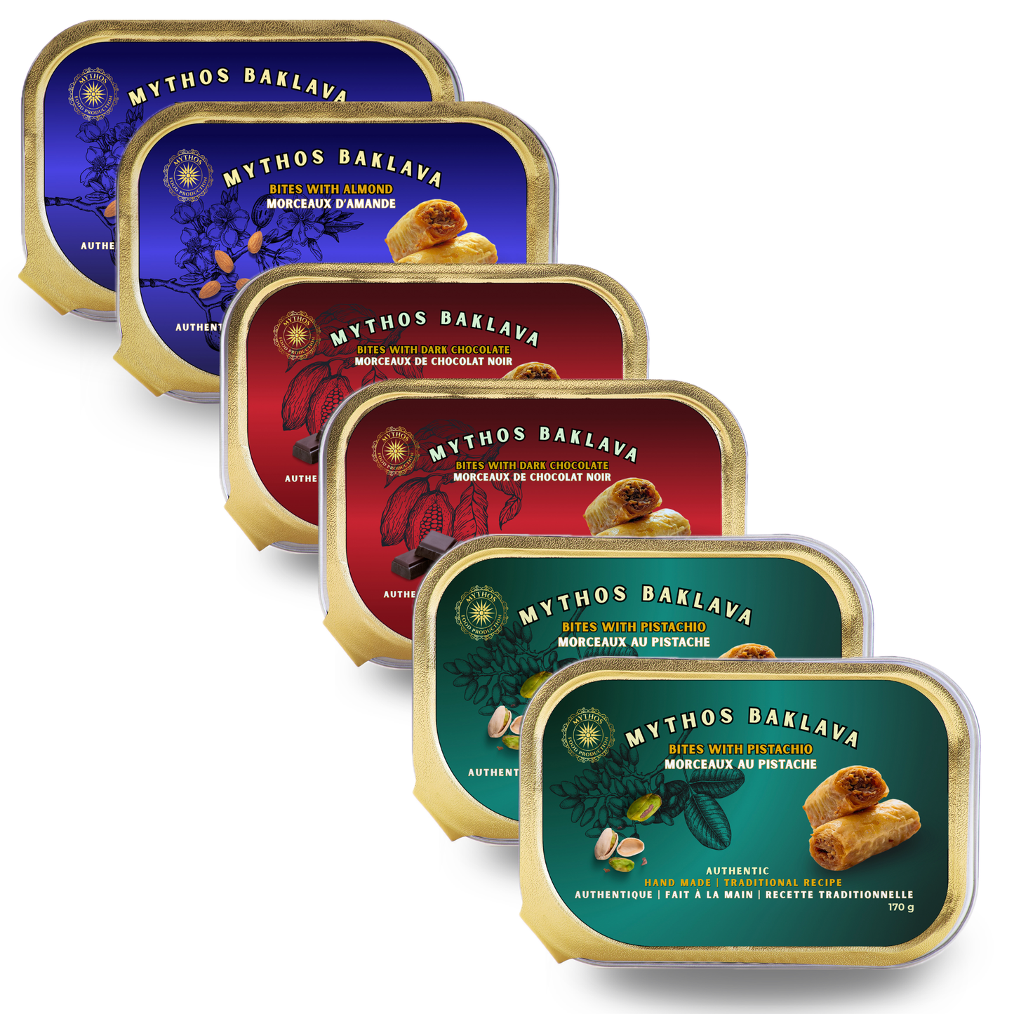 The Best Sellers Baklava Collection - 6 pack