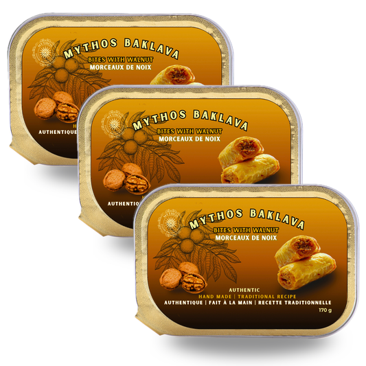 Authentic Walnut Baklava - 3 pack