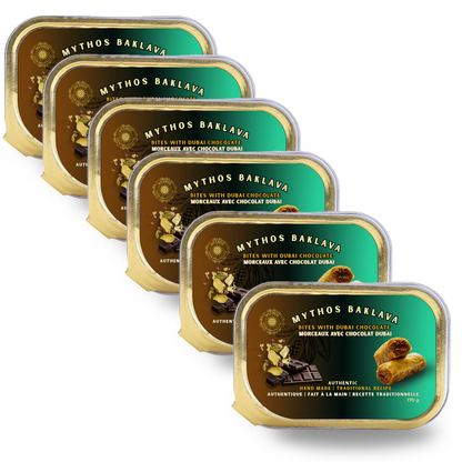 Authentic Dubai Chocolate Baklava - 6 pack