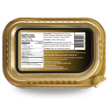 Authentic Tahini & Honey Baklava - 6 pack