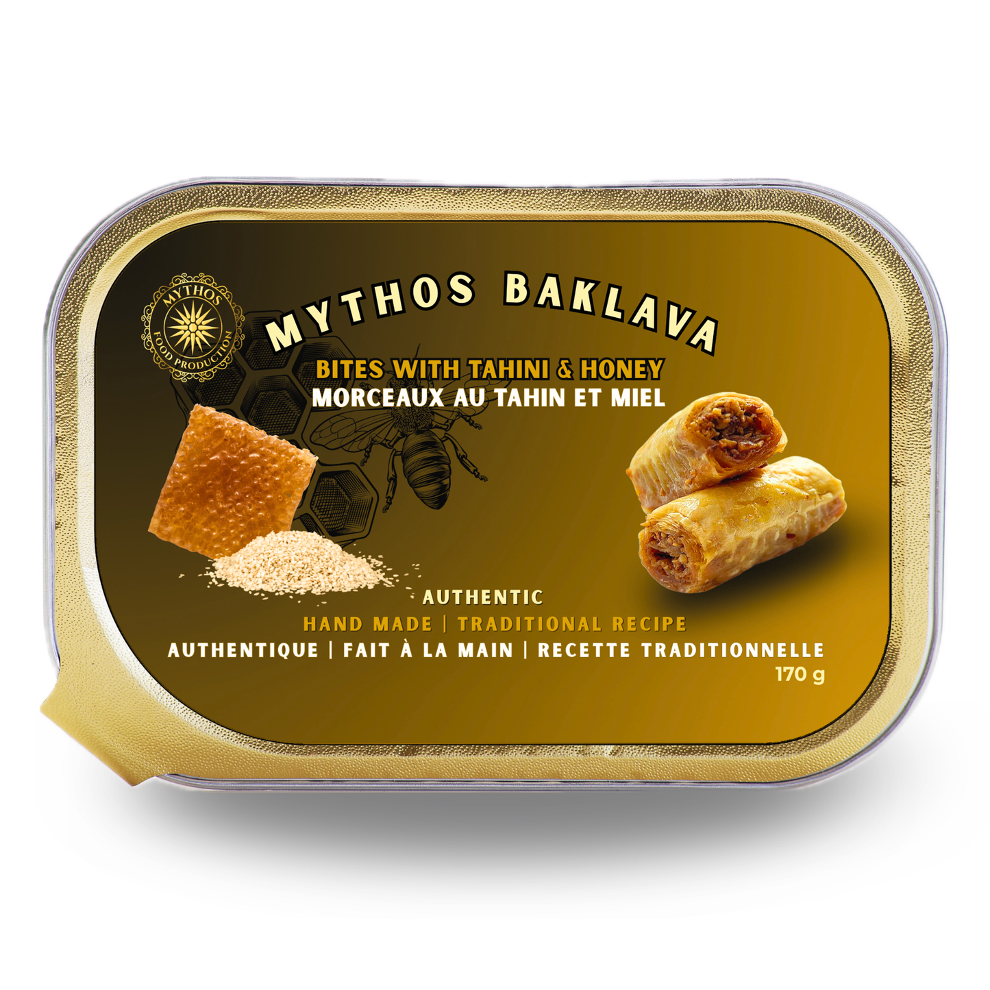 Authentic Tahini & Honey Baklava - 3 pack
