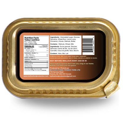 Authentic Walnut Baklava - 3 pack
